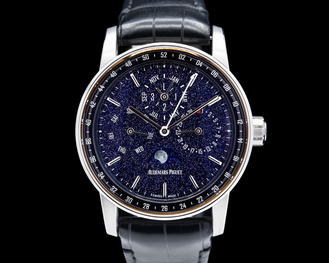 Audemars Piguet Code 11:59 Perpetual Calendar 18k WG / Blue Aventurine Dial