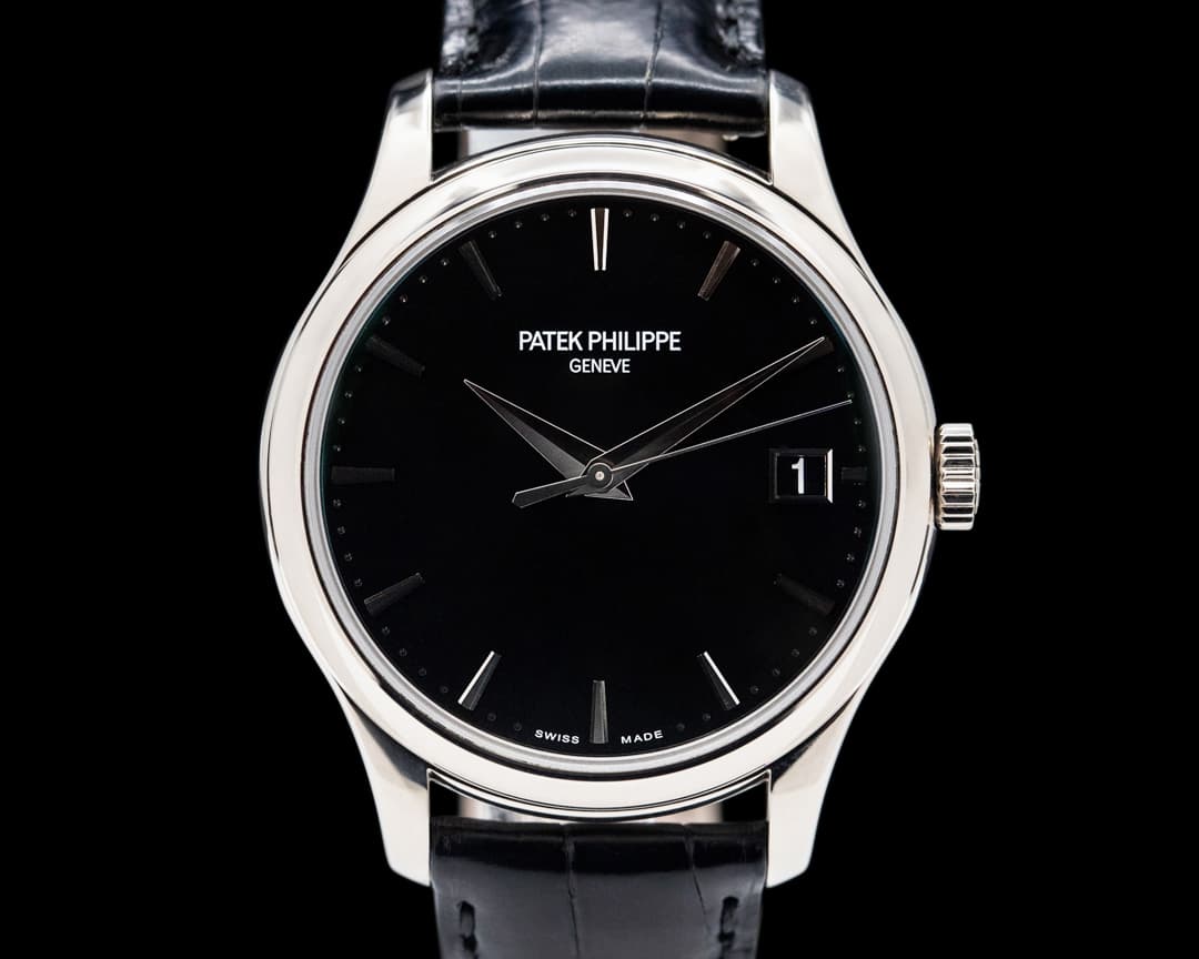 Patek Philippe Calatrava 5227G Automatic 18K White Gold Black Dial 