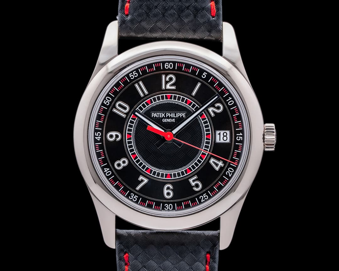 Patek Philippe Calatrava 6007G-010 Red 18k White Gold 