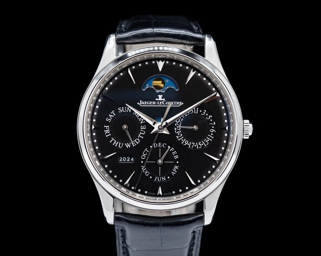 Jaeger LeCoultre Master Ultra Thin Perpetual Calendar Black Dial 39MM