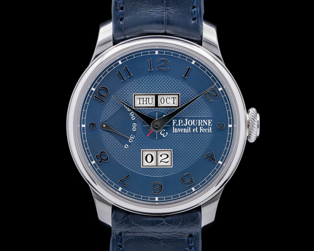 F. P. Journe Octa Quantieme Perpetual Calendar Platinum Blue Dial 40MM 