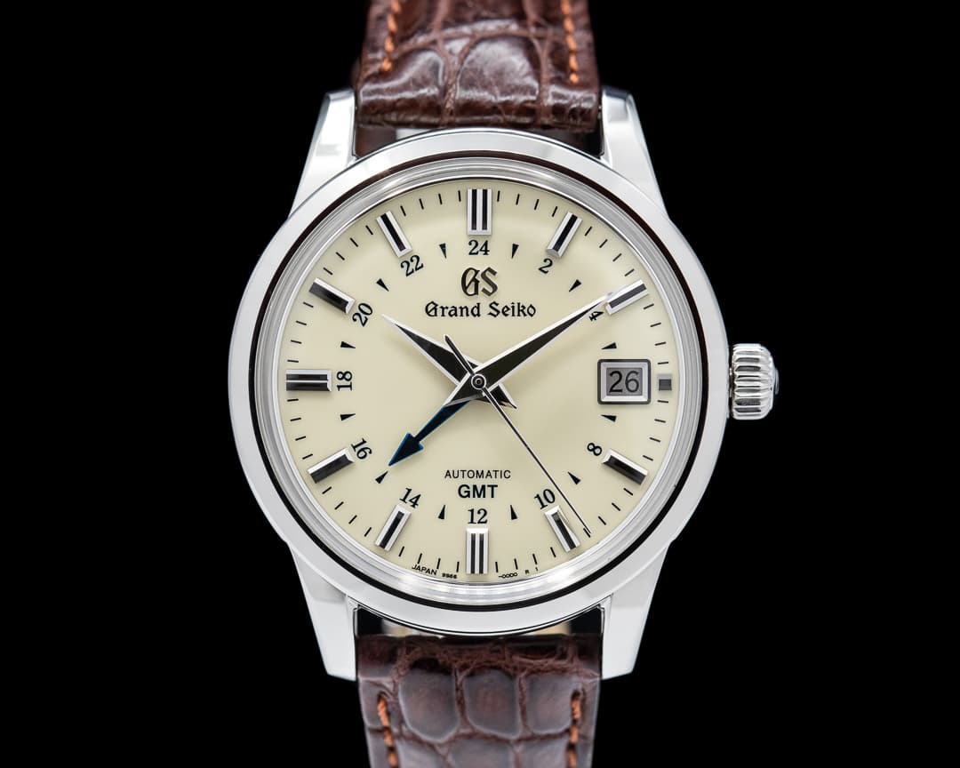 Grand Seiko Grand Seiko Automatic SBGM221 SS / Cream Dial GMT 