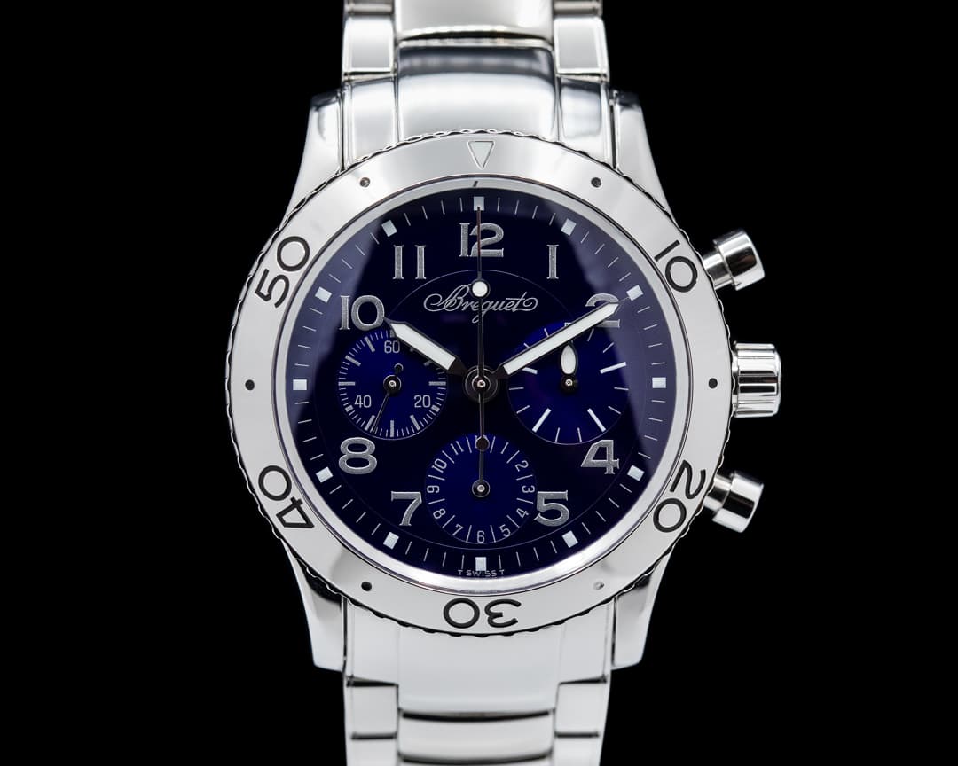 Breguet Type XX 3807 Aeronavale SS Blue Dial LIMITED