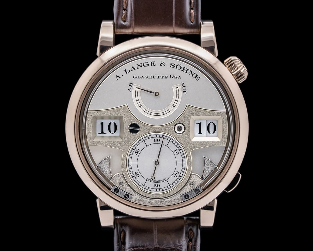 A. Lange and Sohne Zeitwerk Decimal Strike 18K Honey Gold LIMITED EDITION