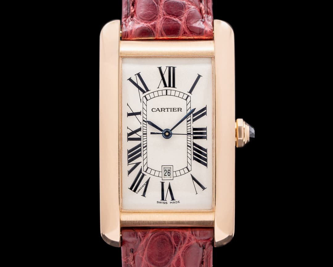 Cartier Tank Americaine Medium 18K Rose Gold