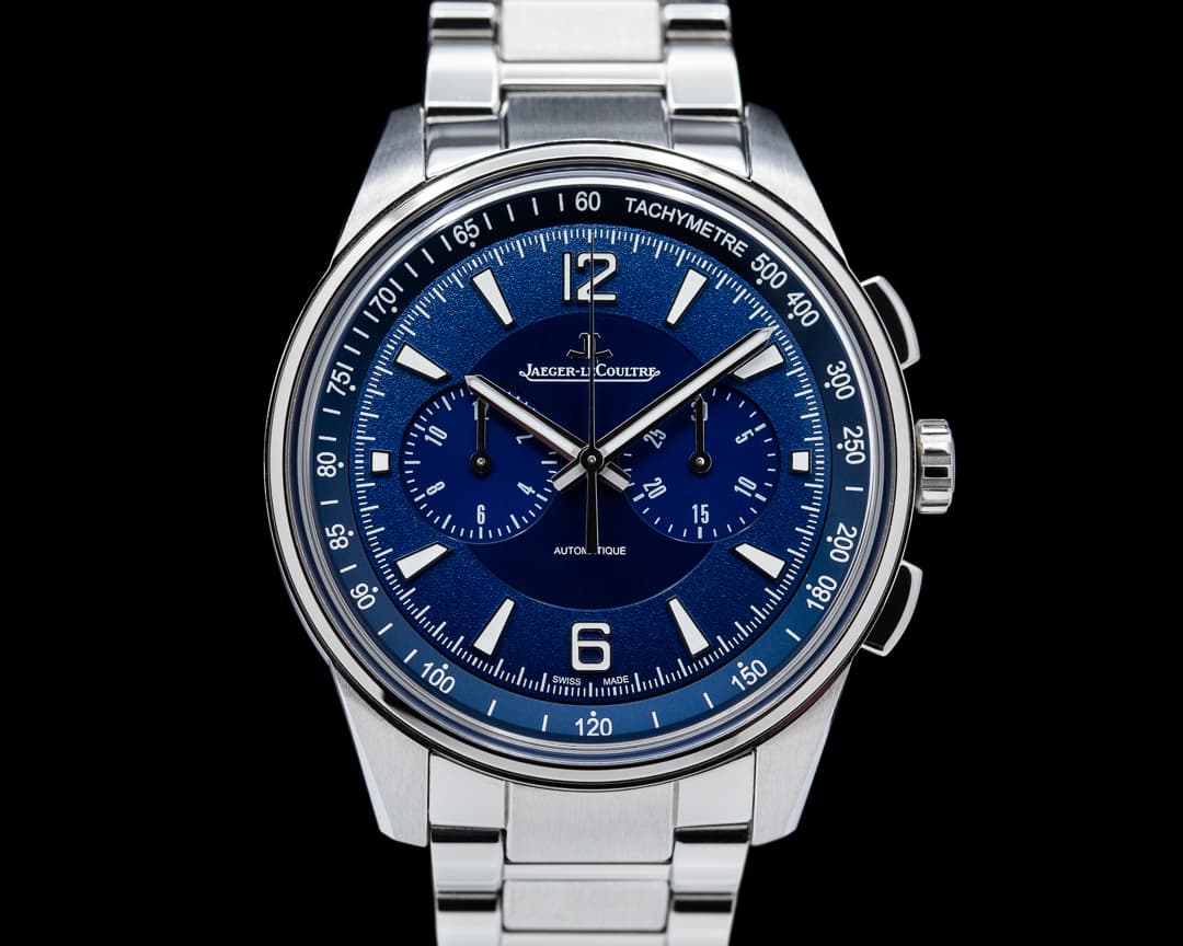 Jaeger LeCoultre Polaris Chronograph SS Blue Dial