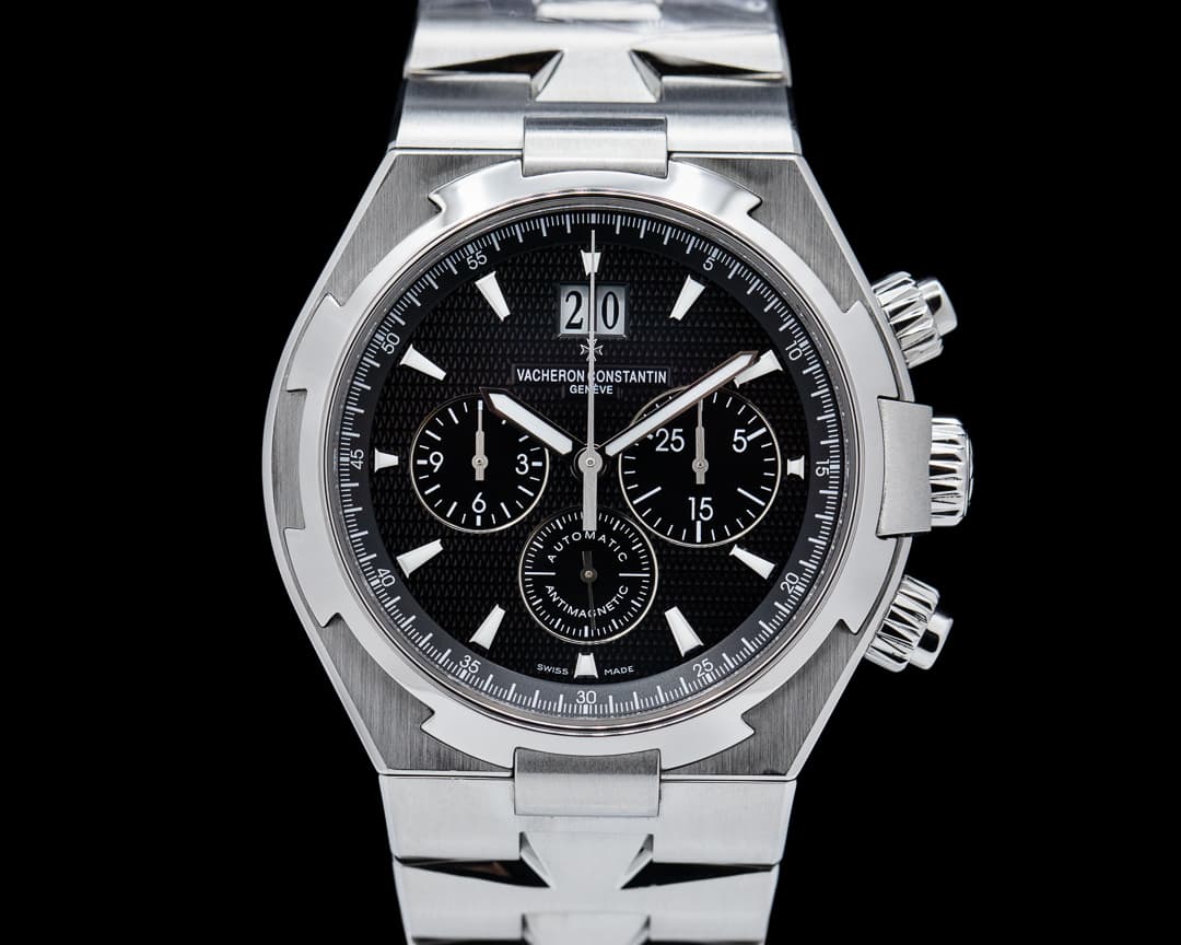 Vacheron Constantin Overseas 49150/B01A Chronograph Black Dial SS