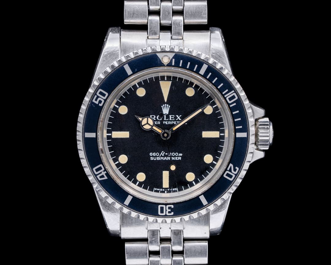 Rolex Vintage 5513 Submariner Circa 1973 USA Jubilee
