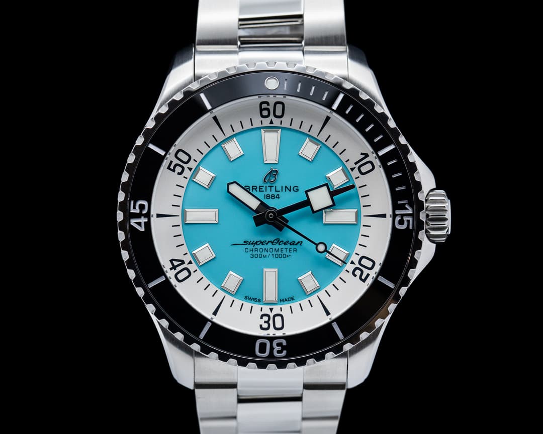Breitling SuperOcean 44 Turquoise Dial 
