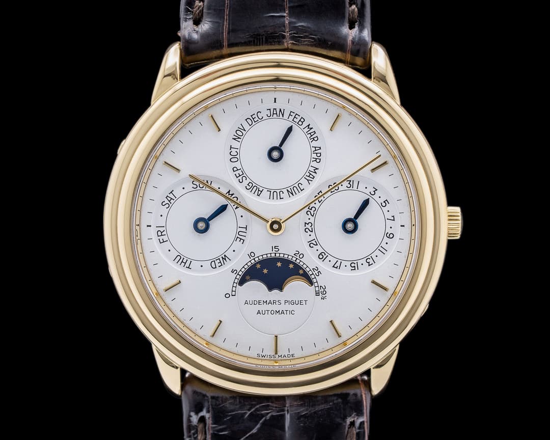 Audemars Piguet Quantieme Perpetual Calendar 18K Yellow Gold FULL SET