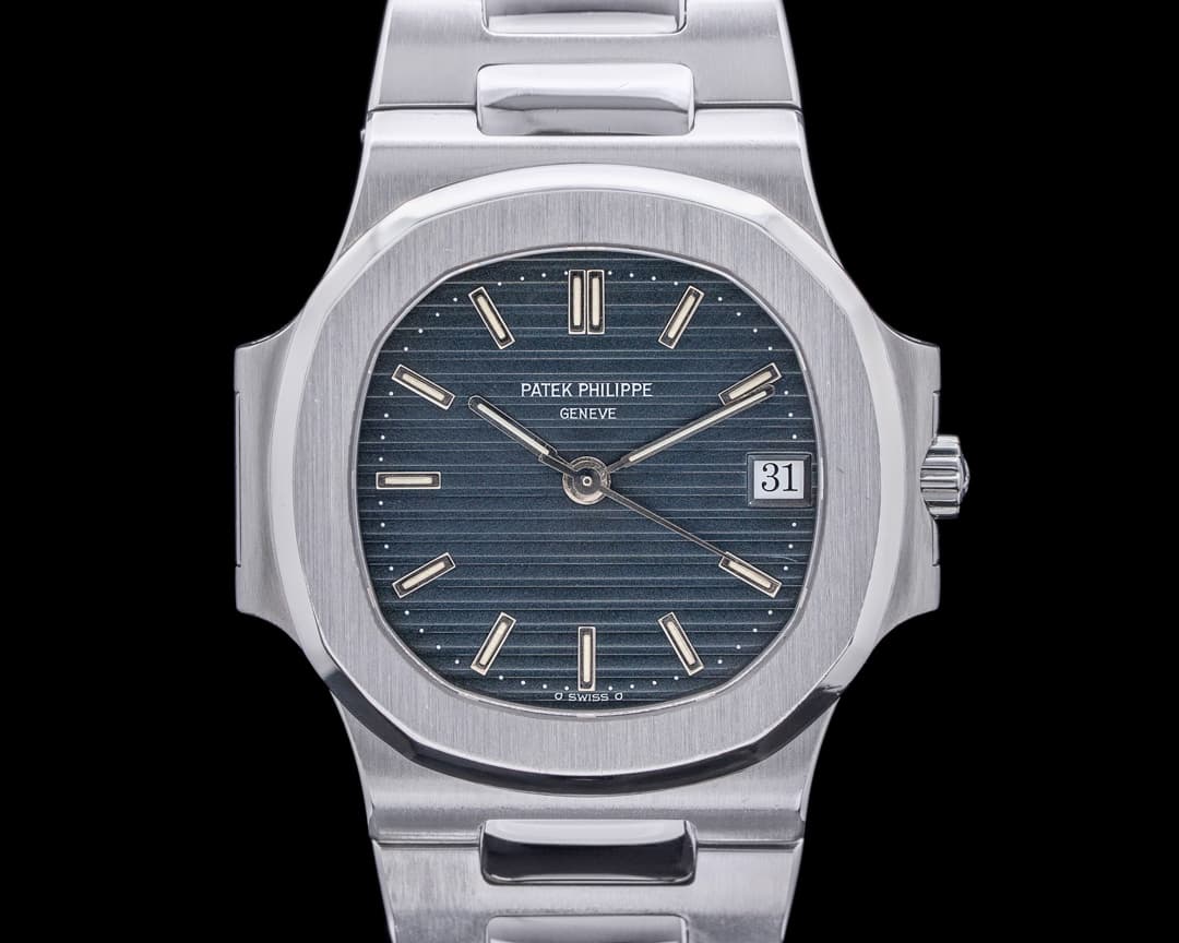 Patek Philippe Nautilus 3800 Automatic Blue Dial SS FULL SET