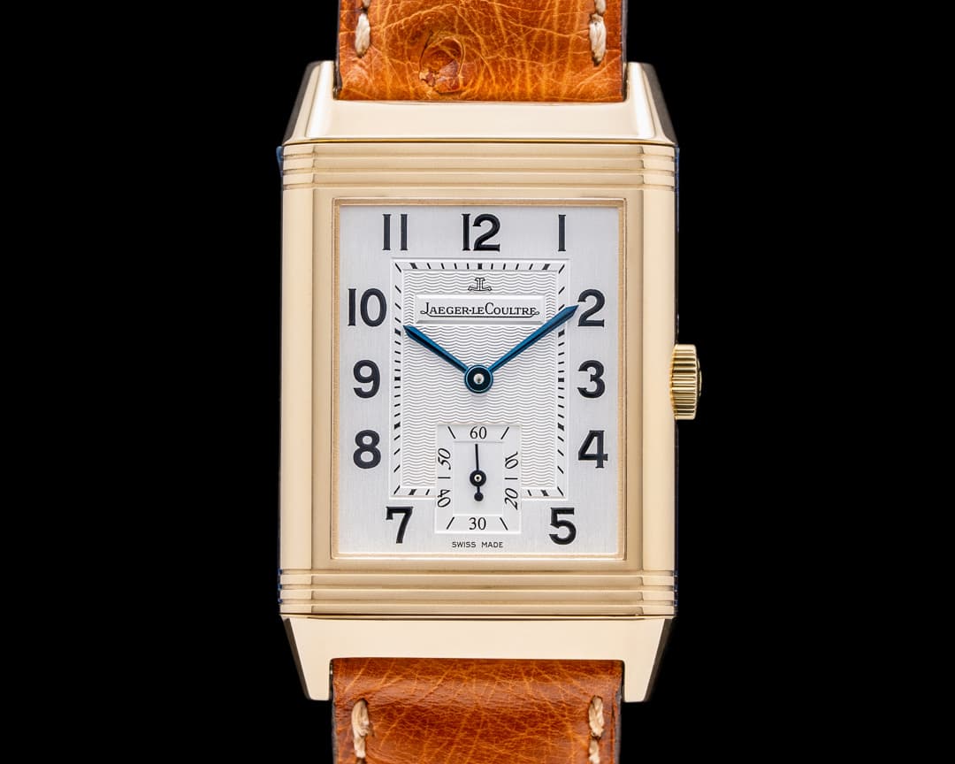 Jaeger LeCoultre Reverso Grande Taille Silver Dial YG