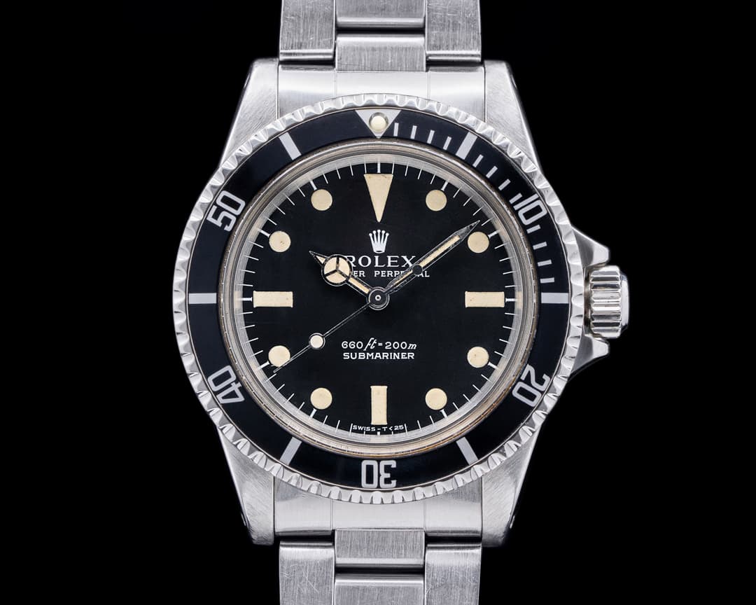 Rolex Vintage Serif Matte Dial Submariner 5513 Circa 1978