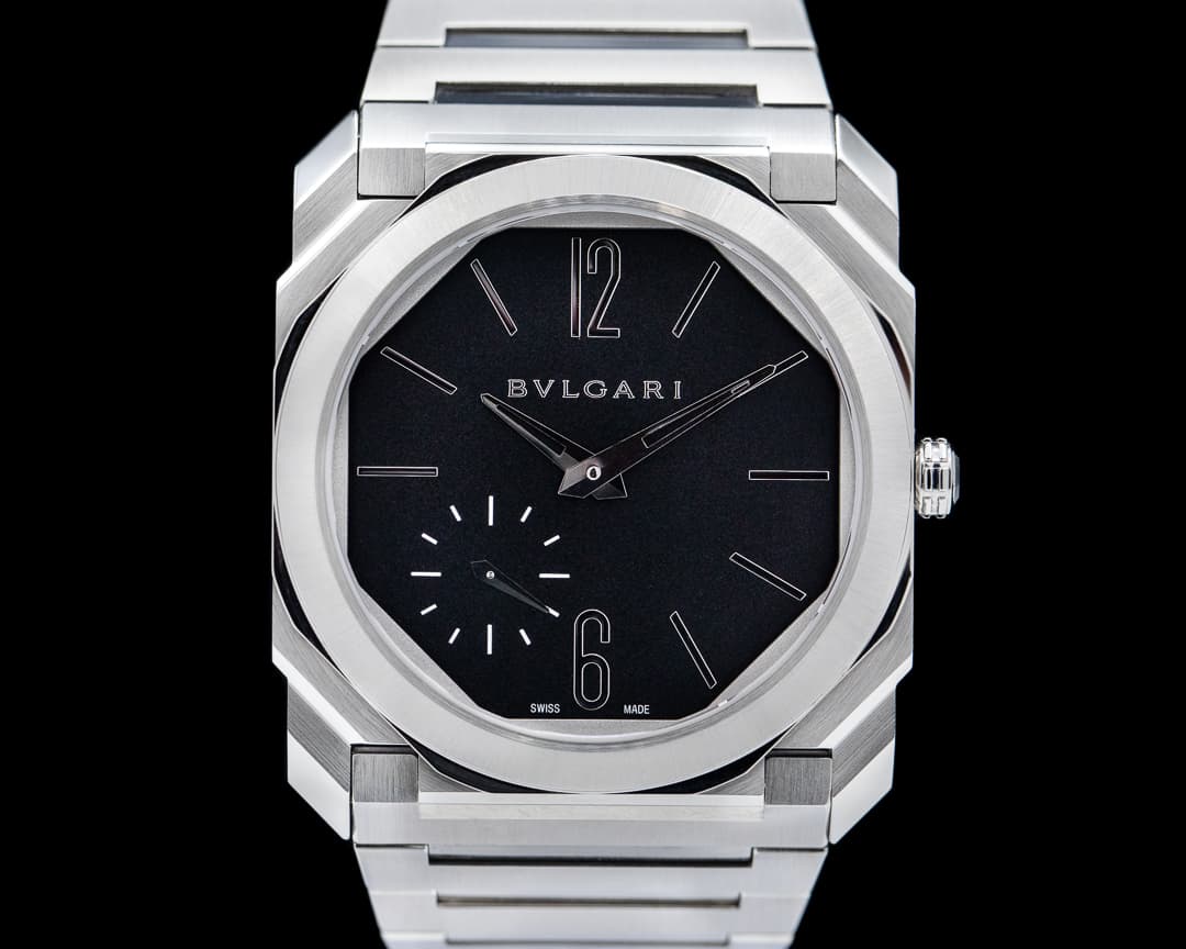 Bulgari Octo Finissimo Extra Thin SS Black Dail 40MM
