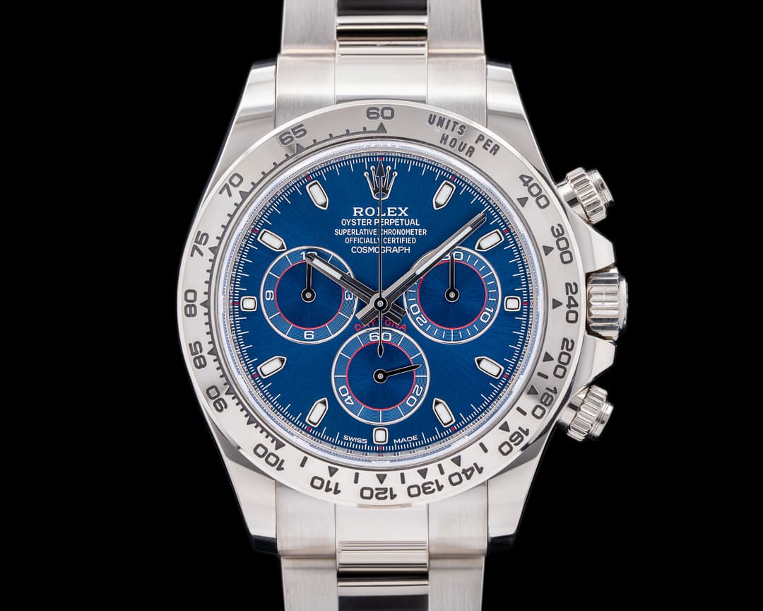 Rolex Daytona 116509 Blue Dial 18K White Gold 