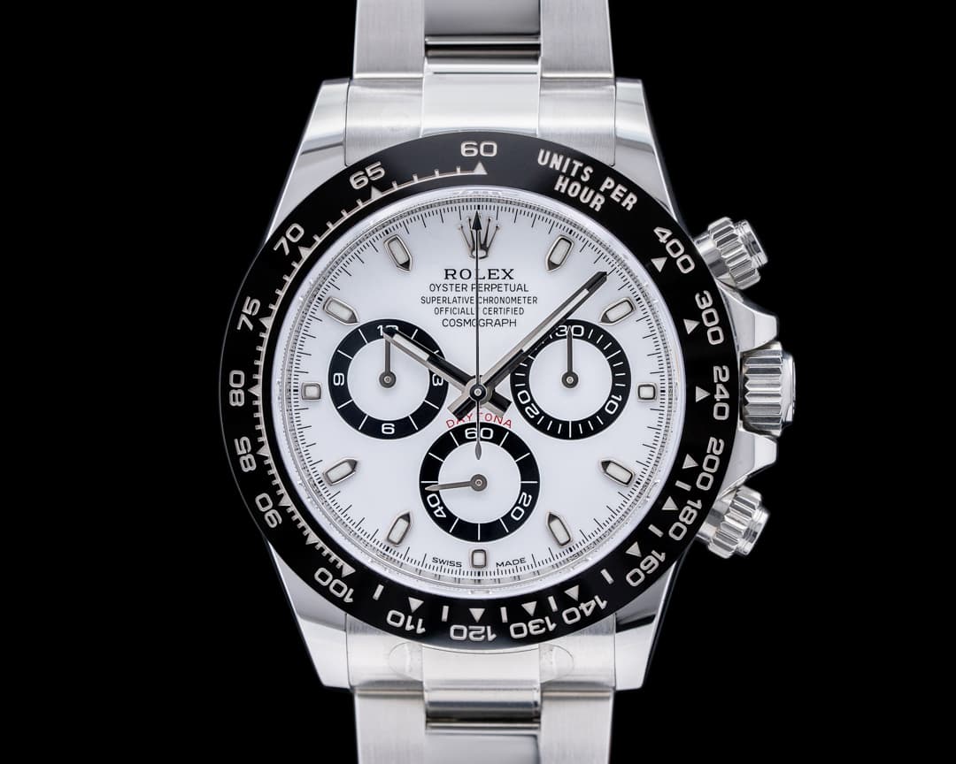 Rolex Daytona 116500LN Ceramic Bezel SS / White Dial Stickered