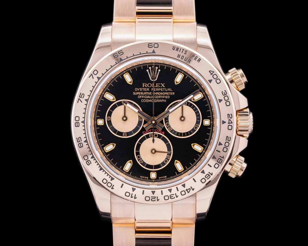 Rolex Daytona Everose 116505 Black Dial 18K Rose Gold / Bracelet
