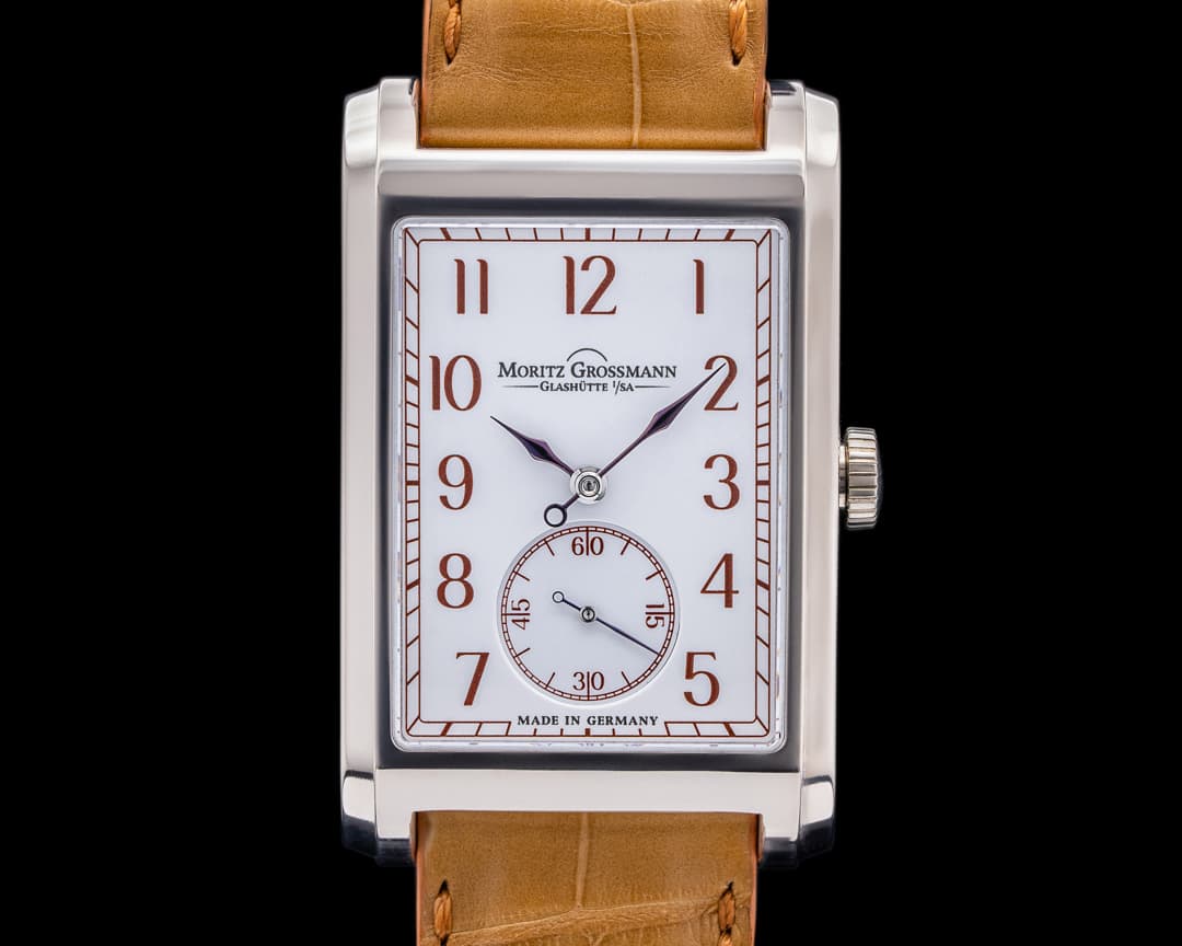 Moritz Grossmann Corner Stone White Gold Enamel Dial Limited 
