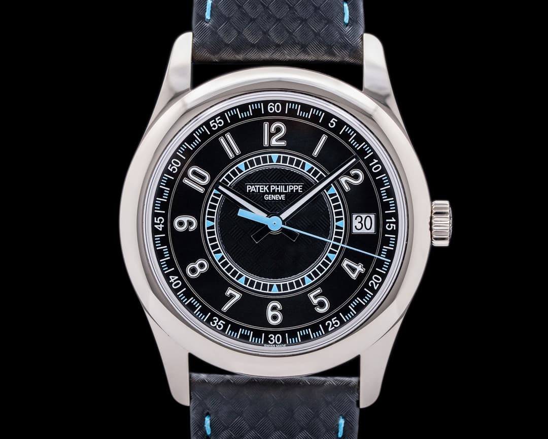 Patek Philippe Calatrava 6007G Blue 18k White Gold 