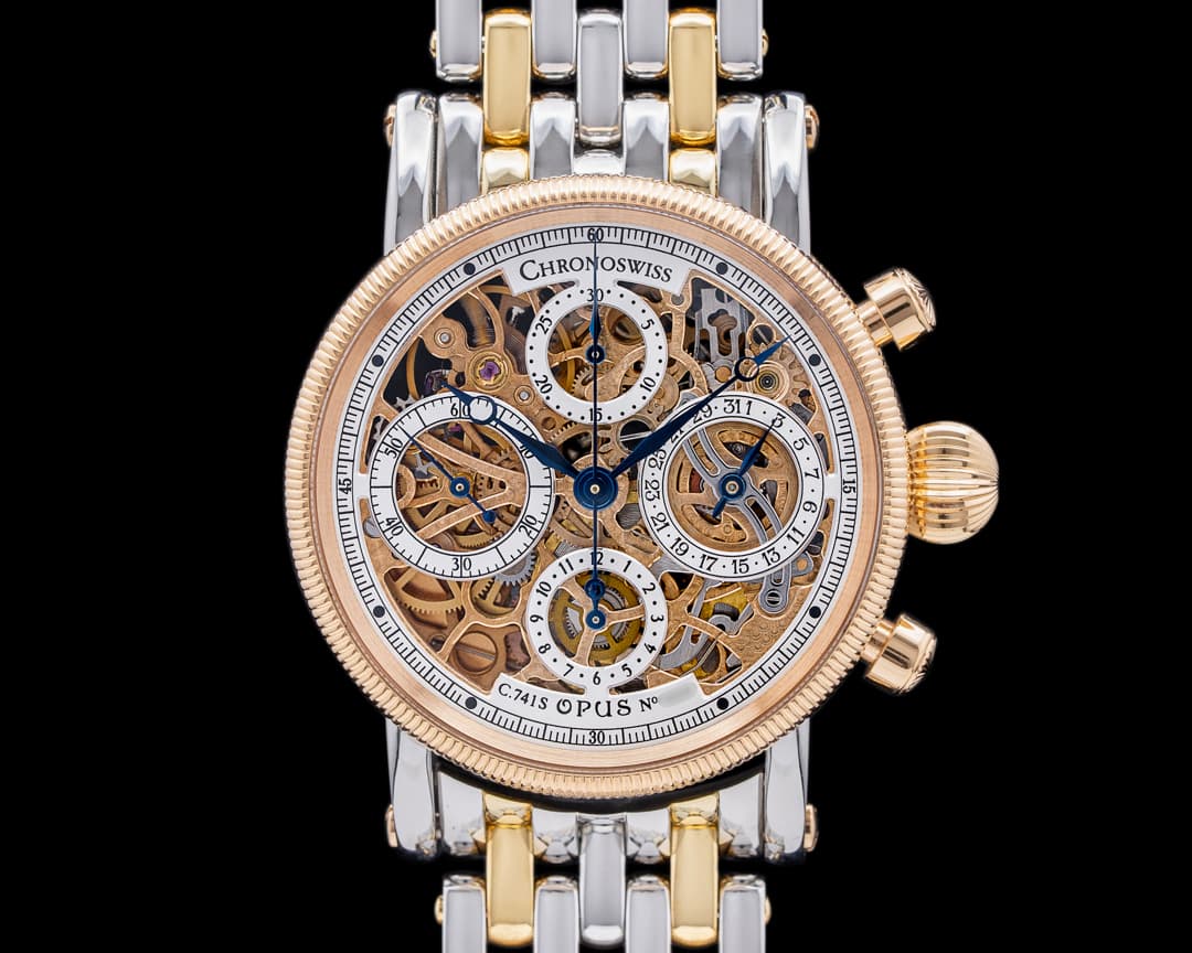 Chronoswiss Opus Chronograph SS / 18K RG 