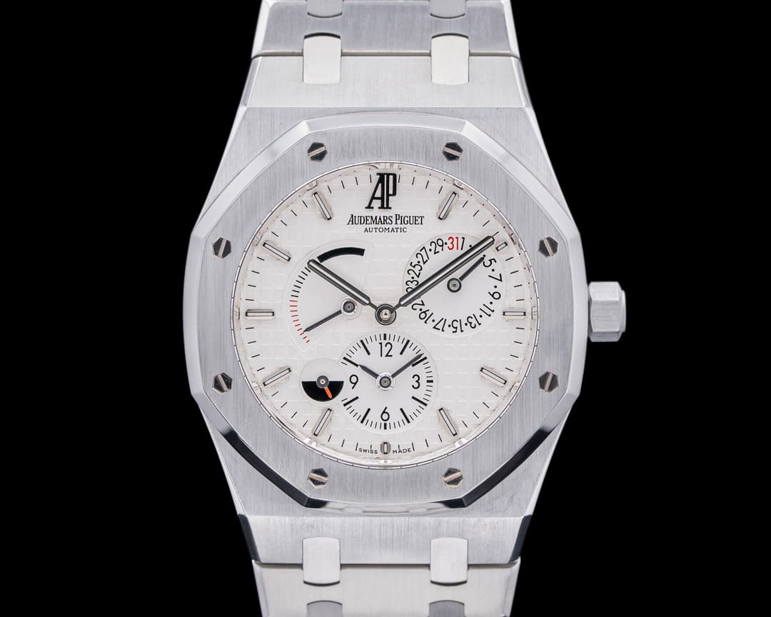 Audemars Piguet Royal Oak Dual Time SS White Dial 39MM