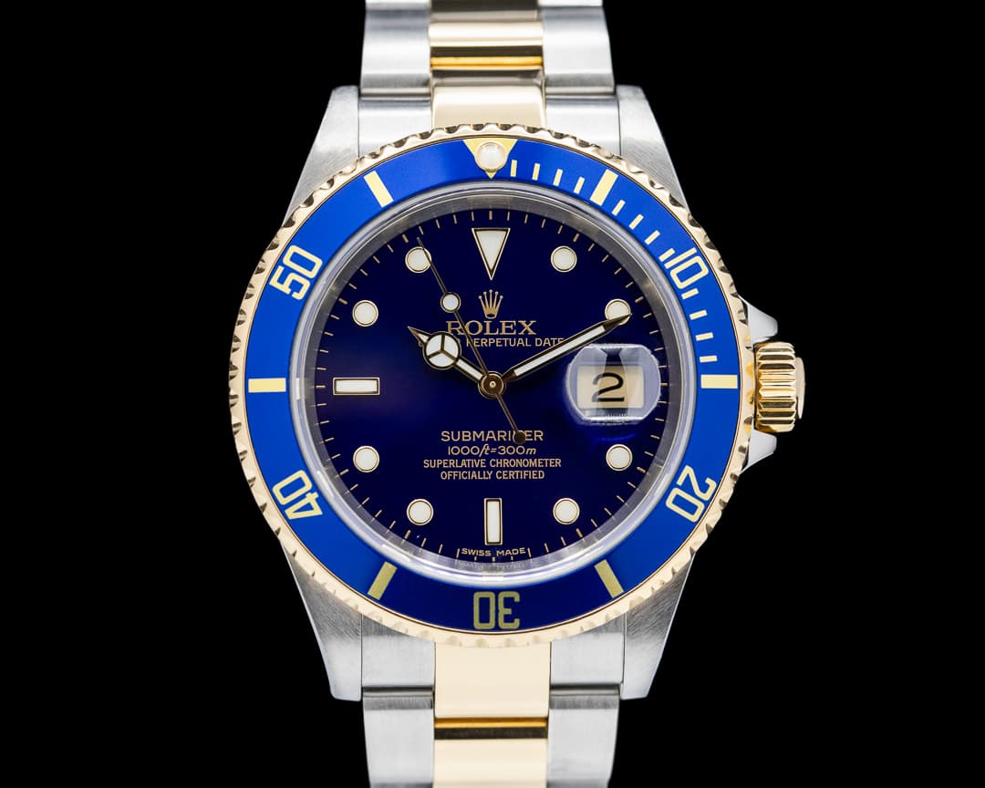 Rolex Submariner 16613 Blue Dial SS / 18K