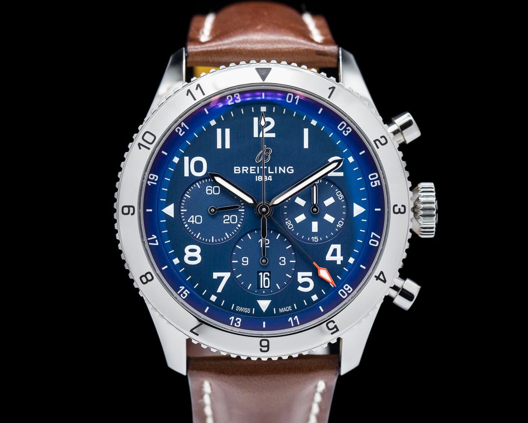 Breitling Super Avi B04 Chronograph GMT Blue UNWORN 