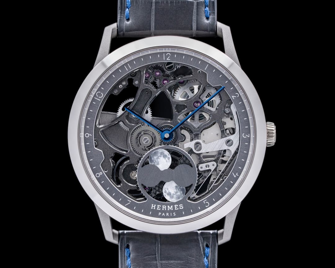 Hermes Slim d'Hermes Squelette Lune