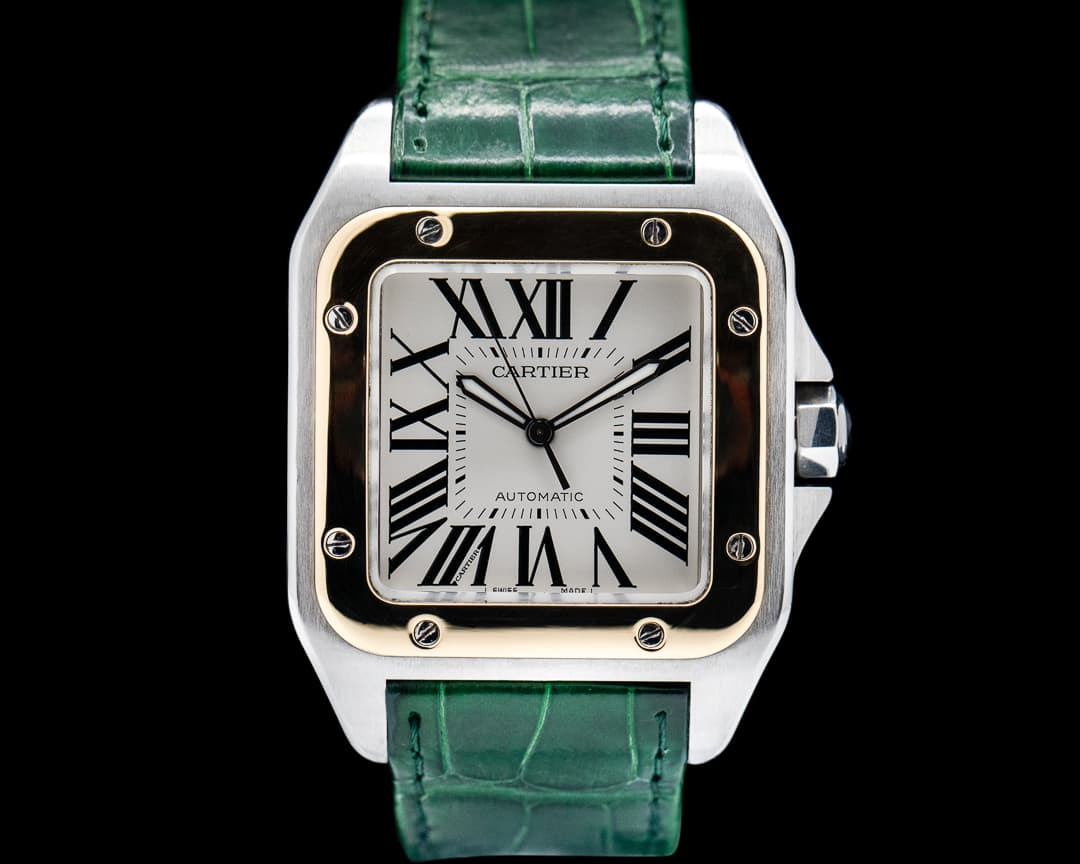 Cartier Santos 100 SS / 18K Yellow Gold