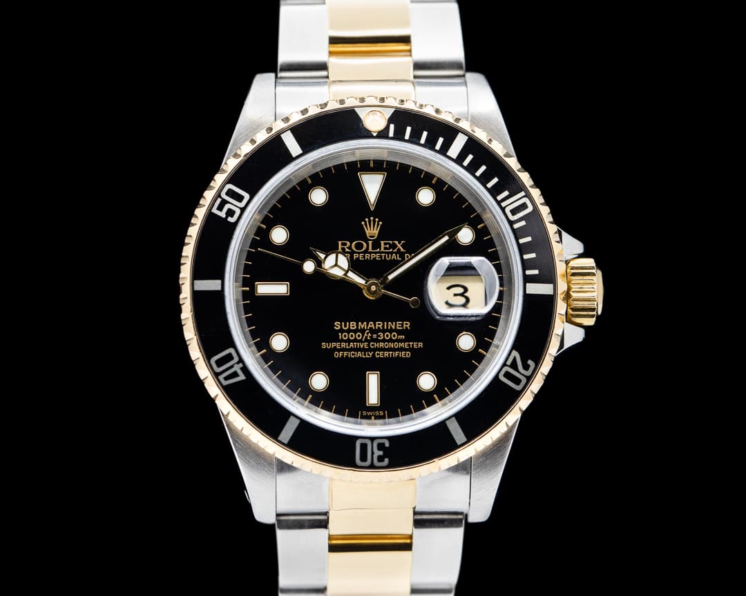 Rolex Submariner Black Dial SS/18K FULL SET