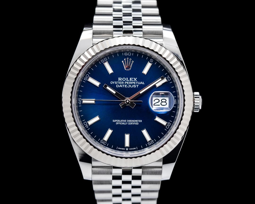 Rolex Datejust 41 Blue Stick Dial SS / SS