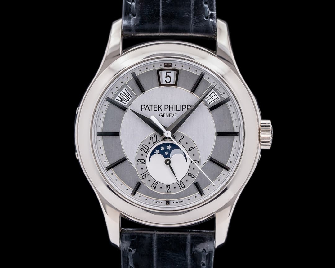 Patek Philippe Annual Calendar 5205G Silver Dial 18K