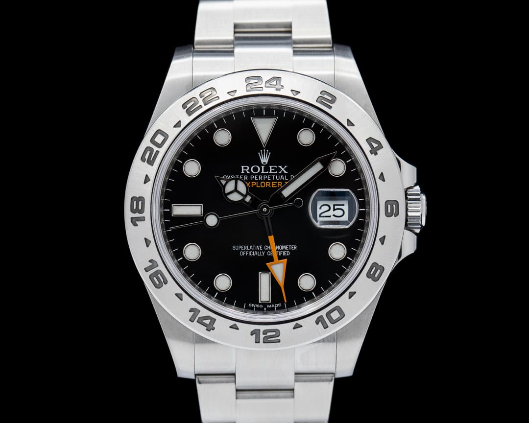 Rolex Explorer II Black Dial SS