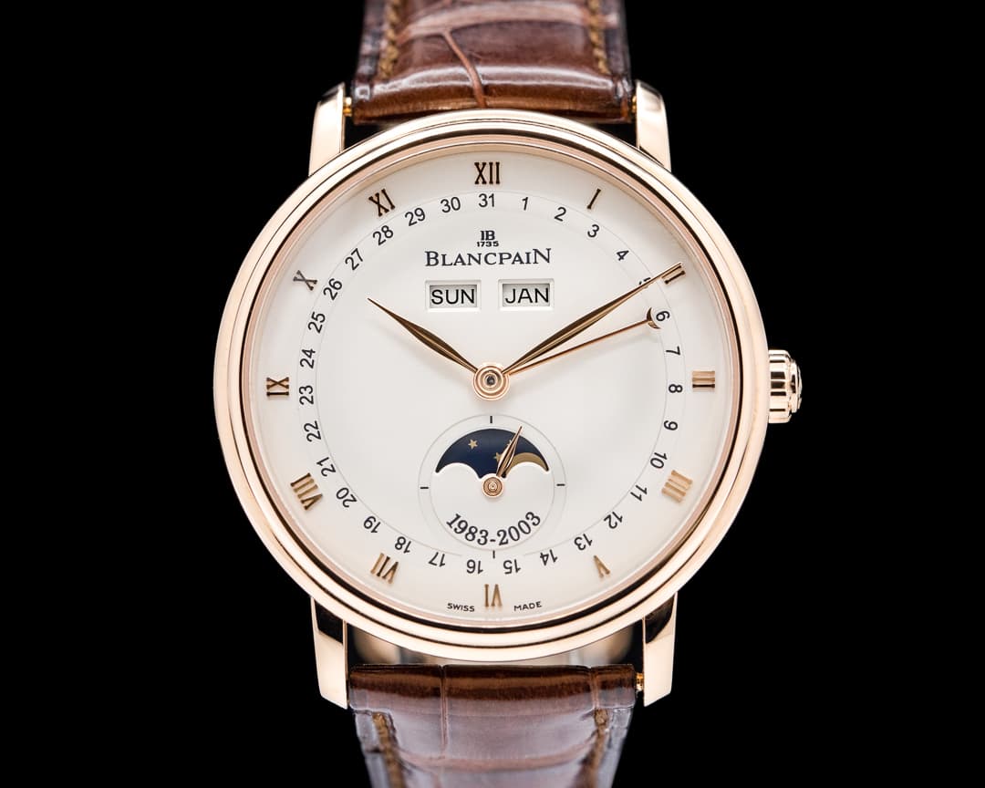 Blancpain Villeret Complete Calendar Moonphase 20th Anniversary 18K Rose Gold