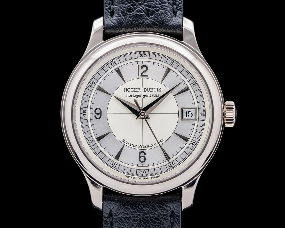 Roger Dubuis Hommage H37 Two-Tone Sector Dial 18K White Gold Chronometre RARE