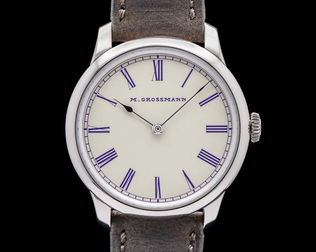 Moritz Grossmann Tefnut 36MM White Gold Enamel Dial PIECE UNIQUE 