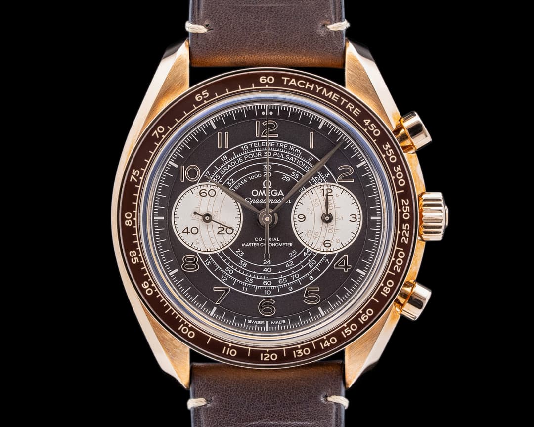 Omega Speedmaster Chronoscope Co-Axial Master Chronometer Chronograph Bronze