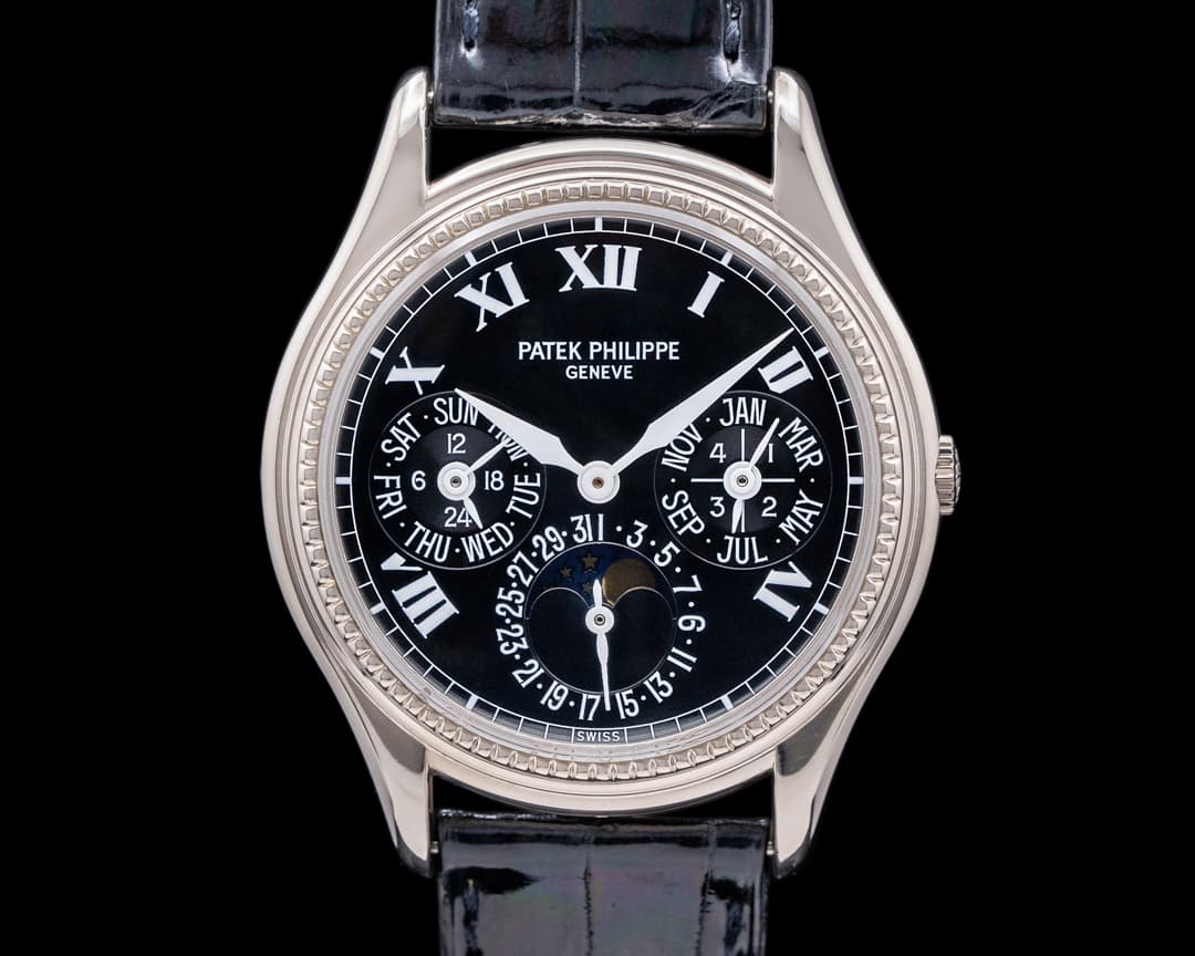 Patek Philippe Perpetual Calendar 5038G 18K White Gold / Black Roman Dial Limited