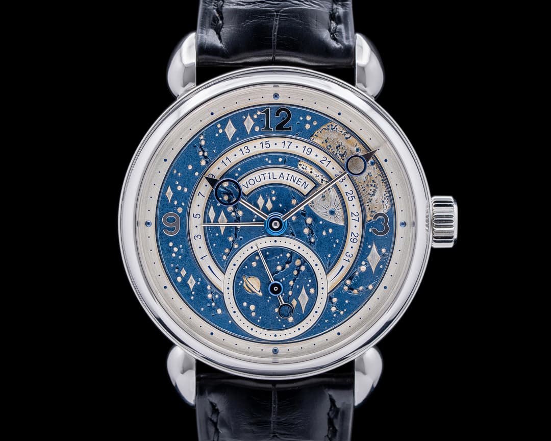 Kari Voutilainen Retrograde Date "Night Sky" Unique Piece Steel 39MM UNWORN