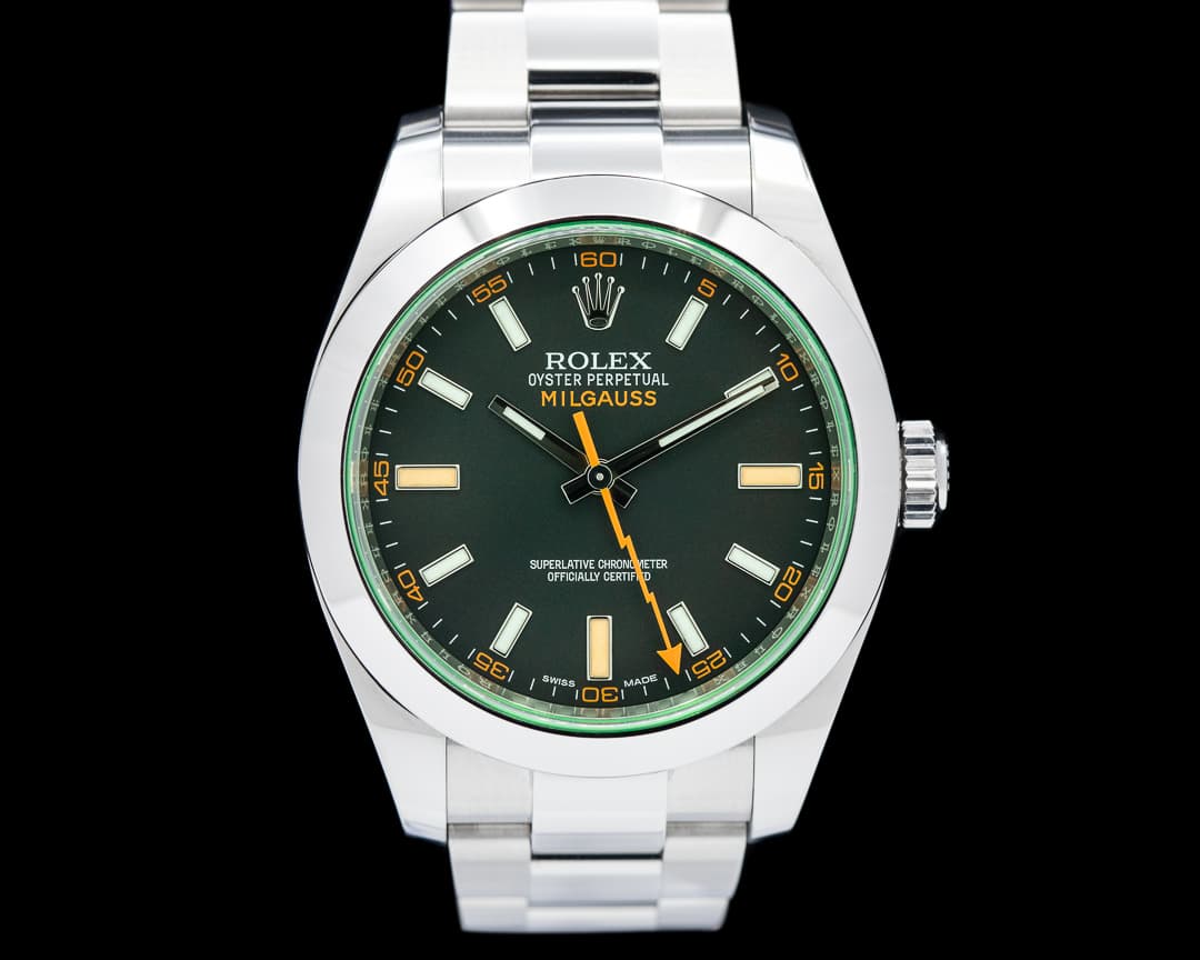 Rolex Milgauss 116400GV Green Crystal 2020