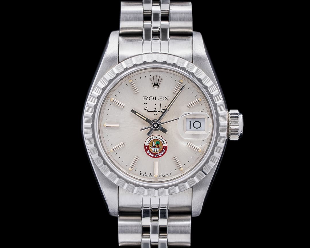 Rolex Oyster Perpetual Ladies Datejust "State of Qatar" SS 