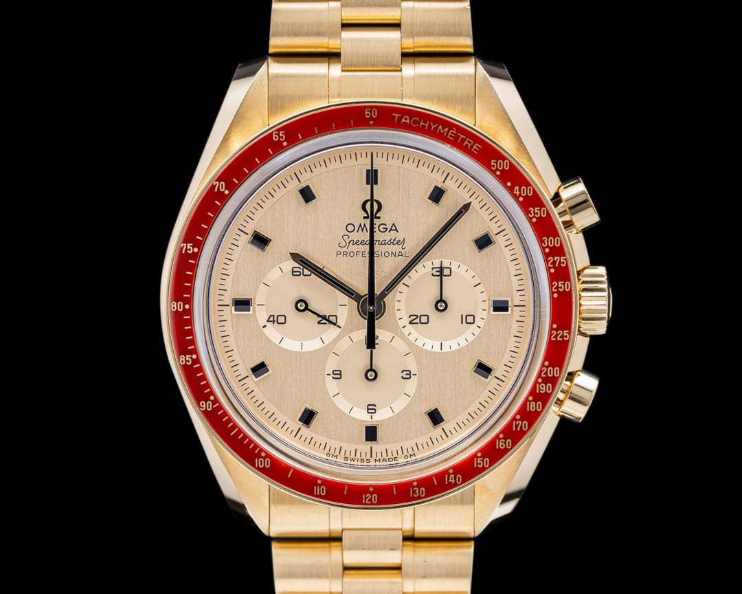 Omega Apollo XI 50th Anniversary Speedmaster 18K Yellow Gold 