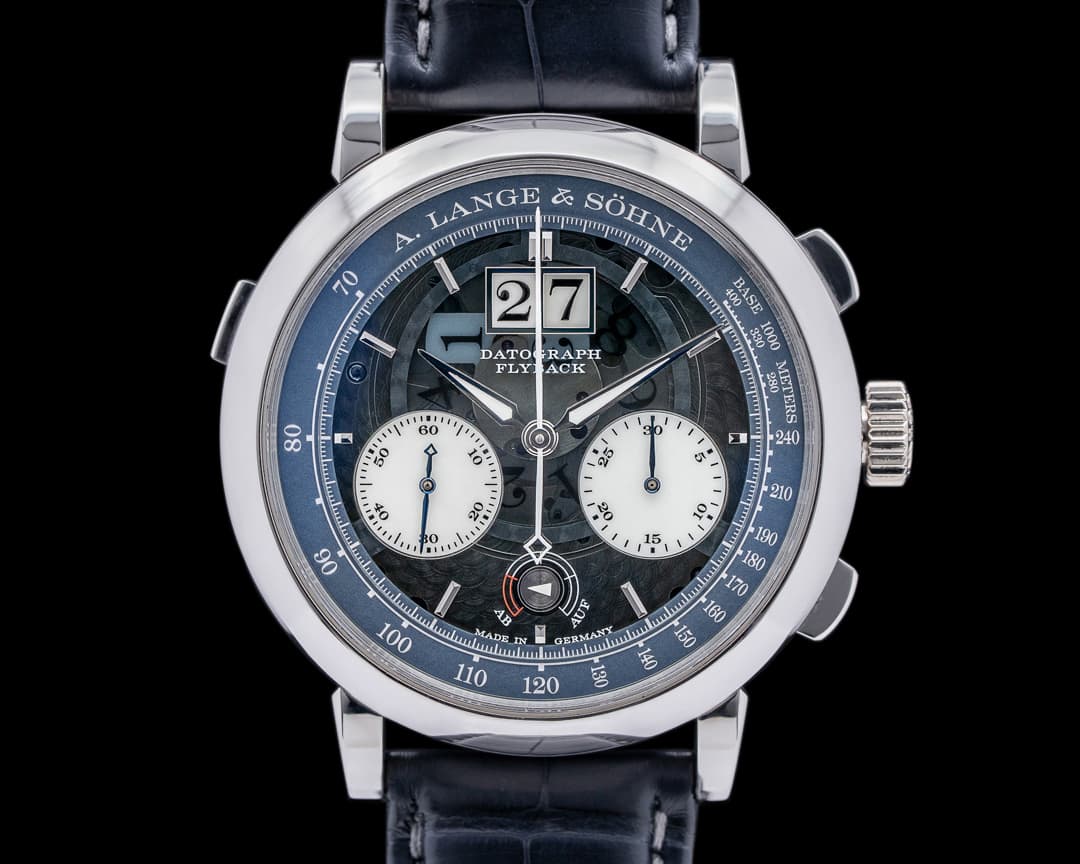 A. Lange and Sohne Datograph LUMEN Up / Down 435.034 Platinum RARE