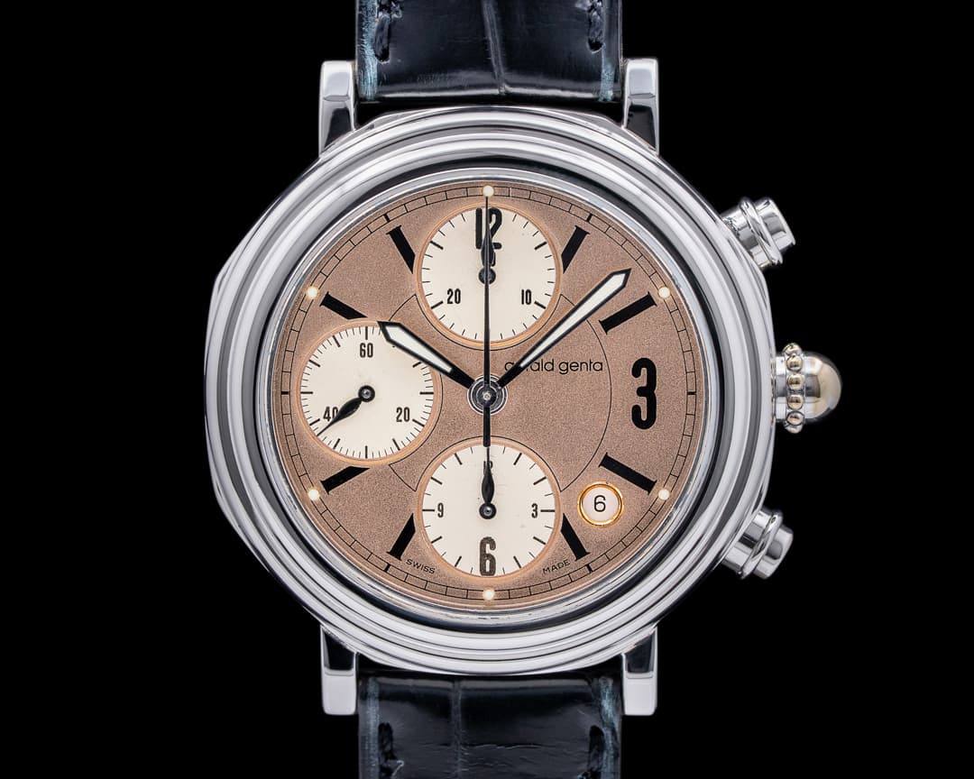 Gerald Genta Original Octo Chronograph Salmon Dial 38MM G35507