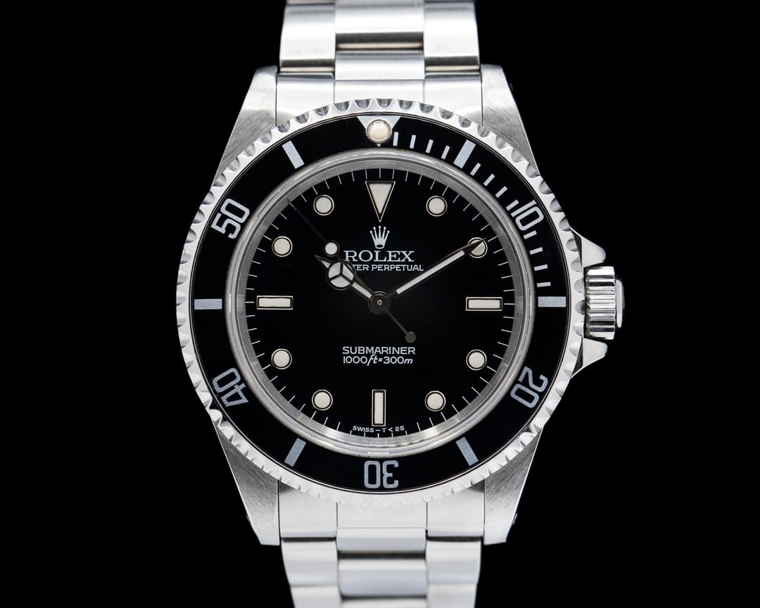 Rolex Submariner No Date SS 2-Line FULL SET