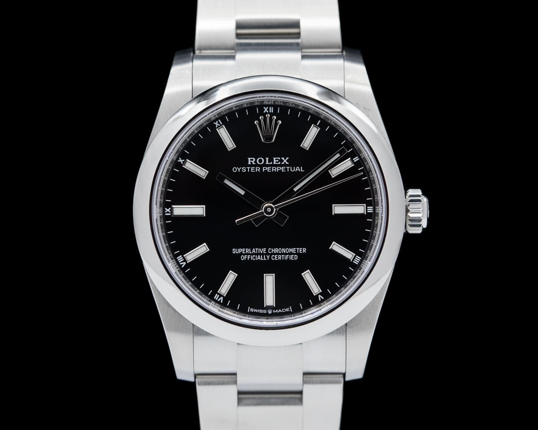 Rolex Oyster Perpetual 124200 34mm Black Dial 