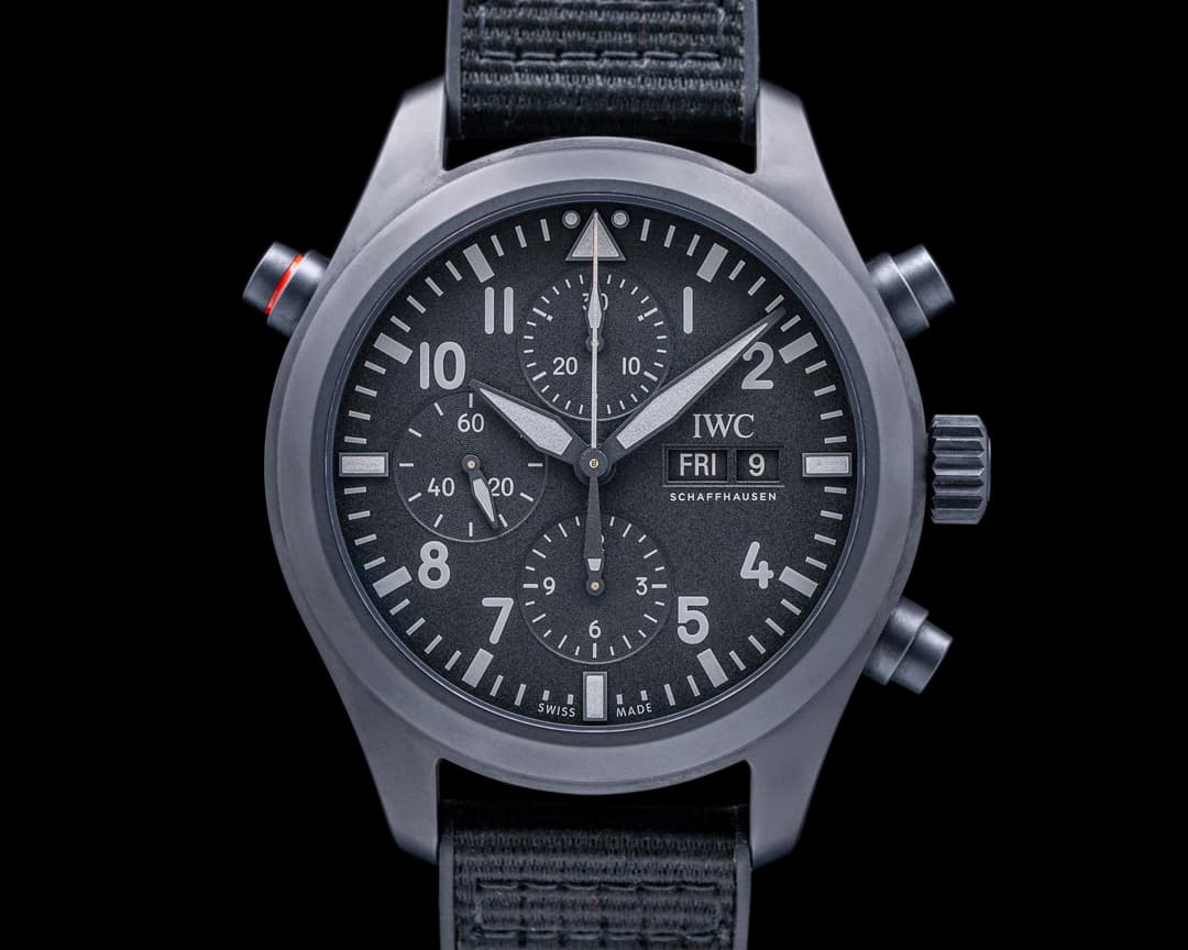 IWC Pilot Double Chronograph Top Gun Ceratanium