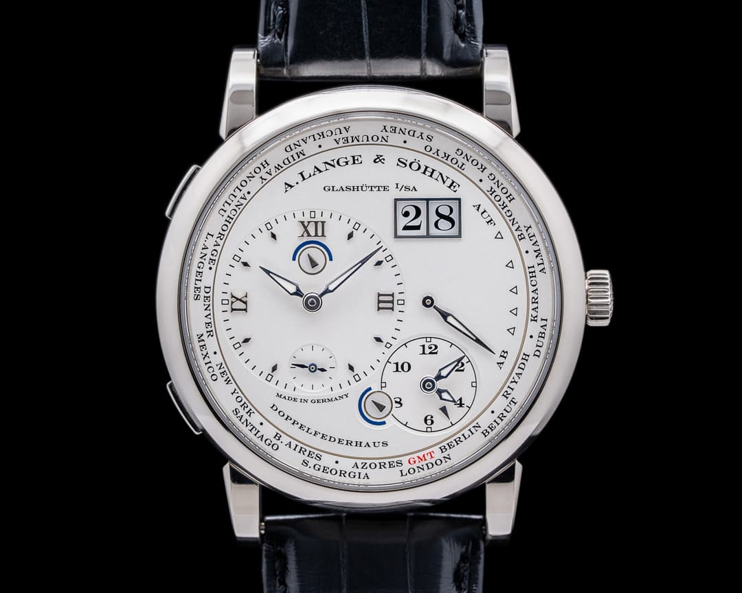 A. Lange and Sohne Lange 1 Time Zone 116.039 18K White Gold