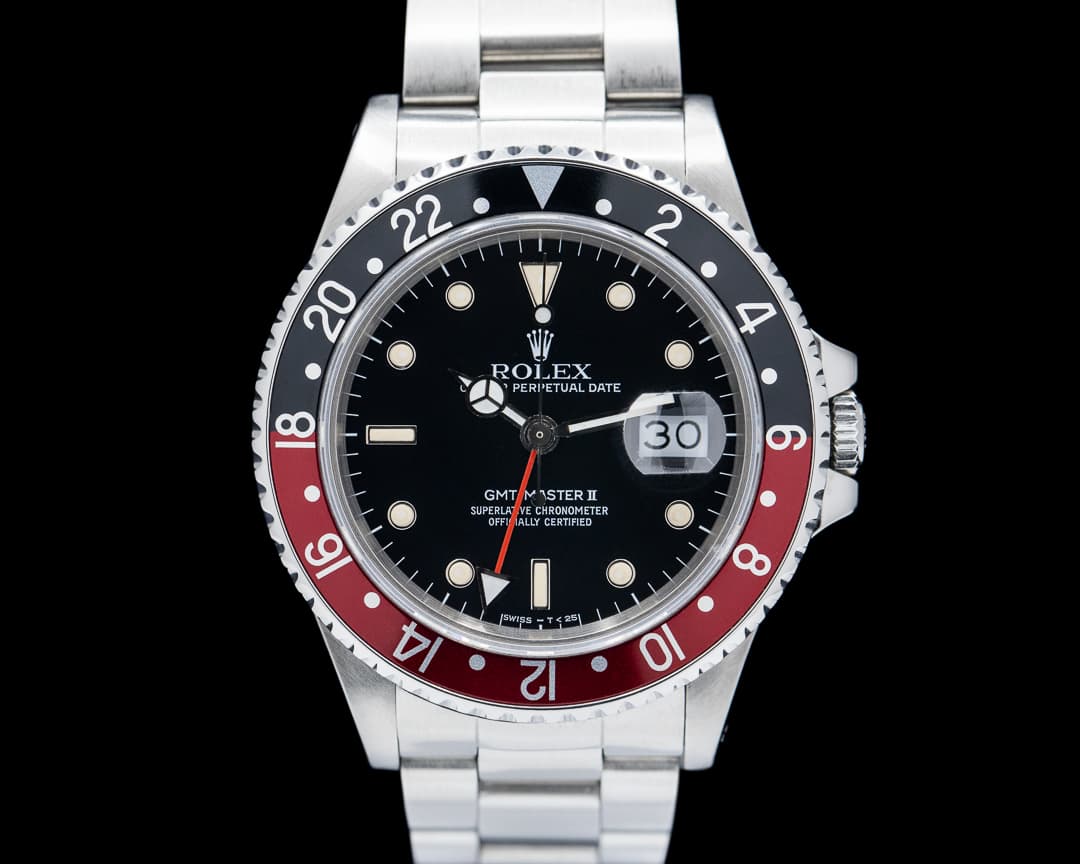 Rolex GMT Master II "FAT LADY" Red / Black Coke 1987 