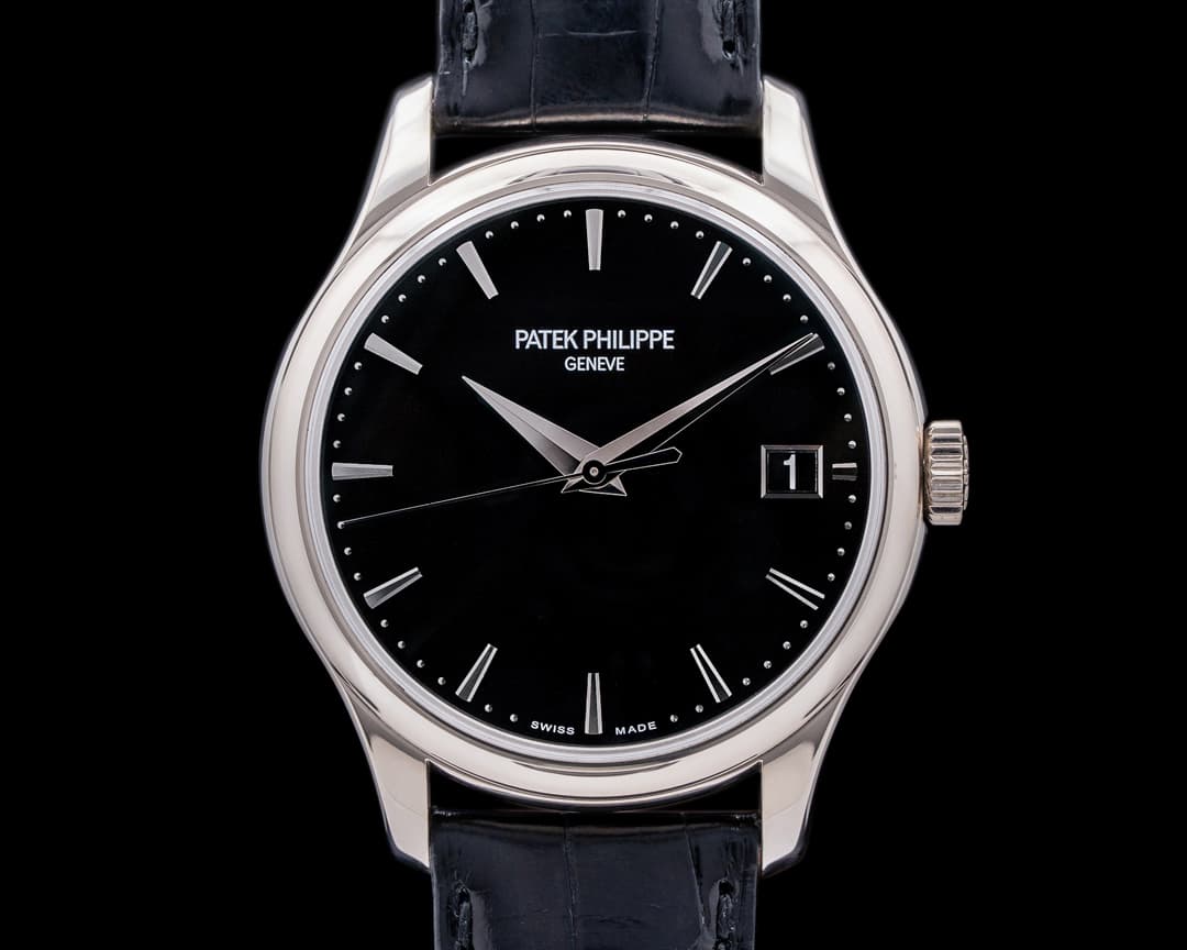 Patek Philippe Calatrava 5227G Automatic 18K White Gold Black Dial 